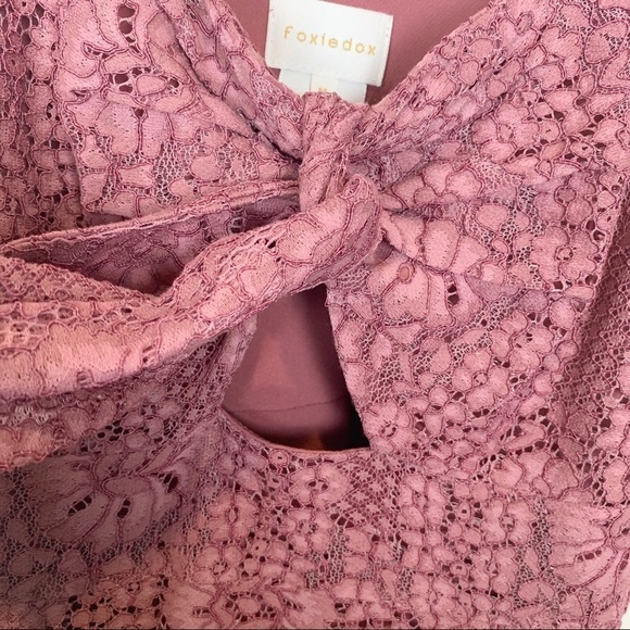 Foxidox Pink Lace Dress size M - Picture 4 of 6